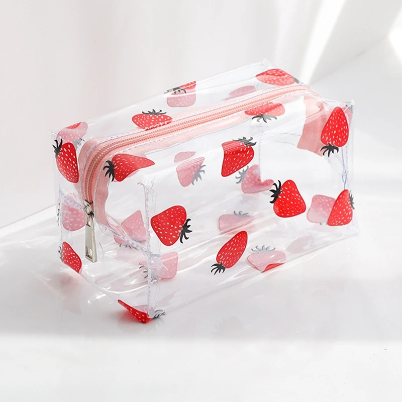 Kawaii Transparent Style Fruit Pencil Case 4 Kawaii Transparent Style Fruit Pencil Case - Image 4