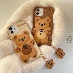 Kawaii Cookie Bear Phone Case