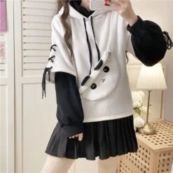 Kawaii Harajuku Panda Style Hoodie – Limited Edition -Kawaiitherapy Shop 48409 3ljzf0