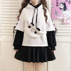 Kawaii Harajuku Panda Style Hoodie – Limited Edition