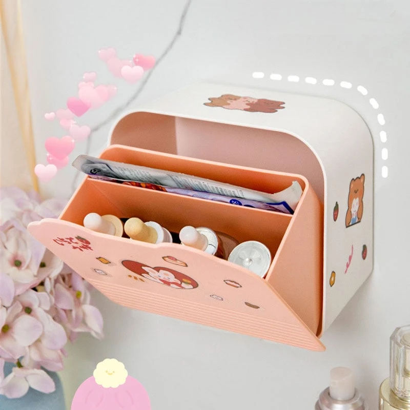 Kawaii Korea Style Desk Storage Organizer 4 Kawaii Korea Style Desk Storage Organizer - Image 4