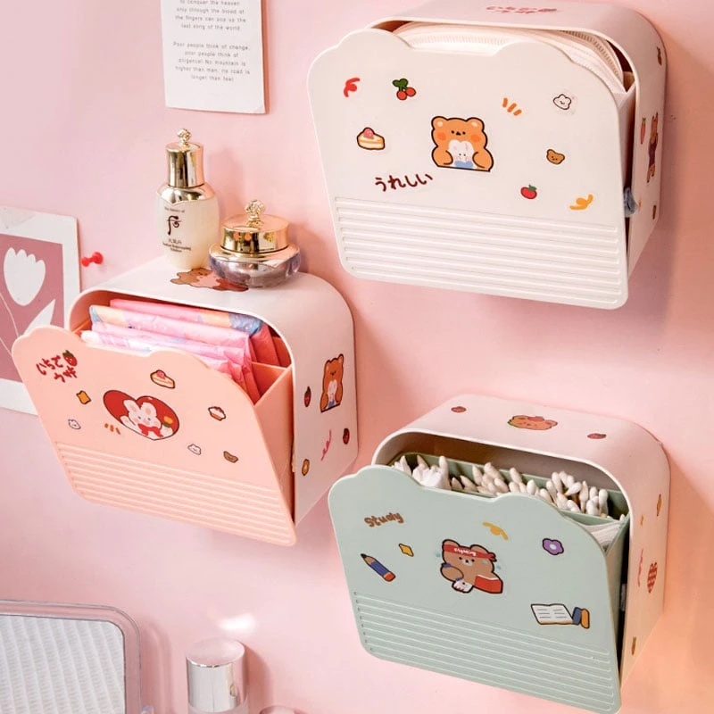 Kawaii Korea Style Desk Storage Organizer 2 Kawaii Korea Style Desk Storage Organizer - Image 2