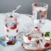 Kawaii Glass Strawberry Juice Cup – Limited Edition