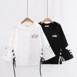 Kawaii Neko Cat Cloud Korea Style Hoodie – Limited Edition -Kawaiitherapy Shop 49577 7oygzu