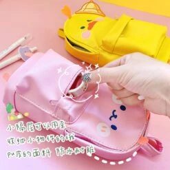 Kawaii Bear Pastel Harajuku Pencil Case -Kawaiitherapy Shop 49753 wiz7at