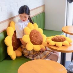 Kawaii Therapy Honeycomb Sunflower Plush XL -Kawaiitherapy Shop 50348 hifjbv