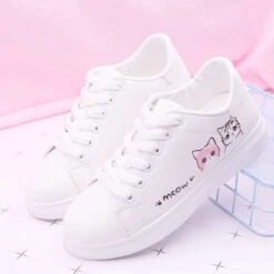 Kawaii Neko Cat Harajuku Shoes – Limited Edition -Kawaiitherapy Shop 50391 di2jwc
