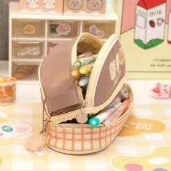 Kawaii Korea Style Bear Pencil Case – Limited Edition -Kawaiitherapy Shop 50418 3bu38s