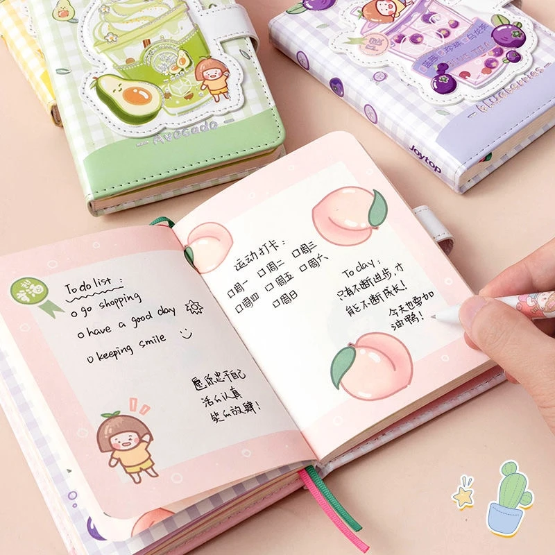 Kawaii Bubble Tea Fruits Notebook Planner – Limited Edition 4 Kawaii Bubble Tea Fruits Notebook Planner – Limited Edition - Image 4