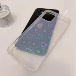 Kawaii Laser Hearts Korea Style Phone Case -Kawaiitherapy Shop 50653 yujm7p