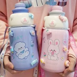 Kawaii Pastel Animal Style Jumbo Bottle β Limited Edition