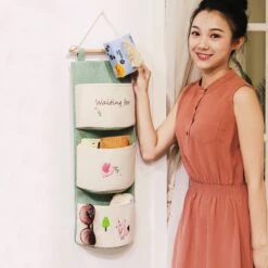 Kawaii Pocket Cute Wall Mounted Storage Holder -Kawaiitherapy Shop 50820 whjgnn