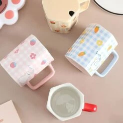 Kawaii Pastel Rabbit Coffee Mug – Special Edition -Kawaiitherapy Shop 50840 w8rybk