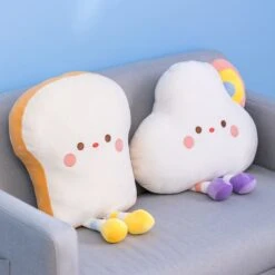 Kawaii Cloud Star Pastel Cushion Pillow -Kawaiitherapy Shop 50932 6kpgrp