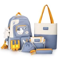 Kawaii Canvas Ita Harajuku Backpack Set – Limited Edition -Kawaiitherapy Shop 51107 3mdrgs