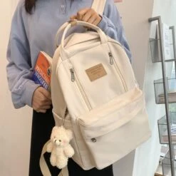 Kawaii Korea Style Canvas College Backpack β Limited Edition