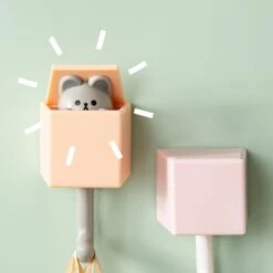 Kawaii Neko Cat Pop Up Sticky Wall Hanger -Kawaiitherapy Shop 51513 wcca9g