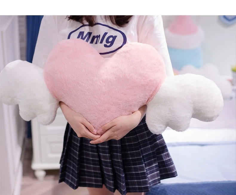 Kawaii Cotton Candy Heart Wings Plush – Limited Edition 2 Kawaii Cotton Candy Heart Wings Plush – Limited Edition - Image 2