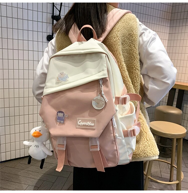 Kawaii Pastel Preppy Style Harajuku Backpack – Limited Edition 2 Kawaii Pastel Preppy Style Harajuku Backpack – Limited Edition - Image 2