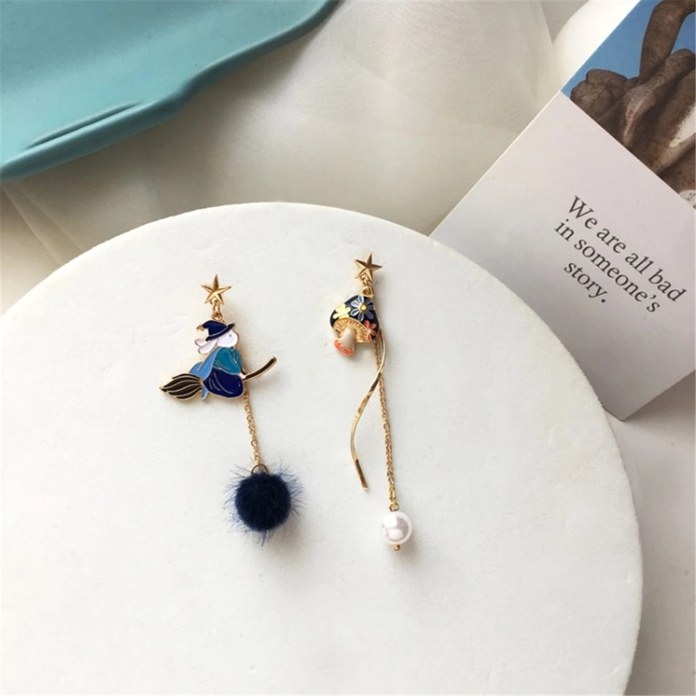 Kawaii Fairy Witch Pearl Earrings – Limited Edition 5 Kawaii Fairy Witch Pearl Earrings – Limited Edition - Image 5