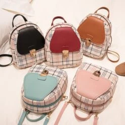 Kawaii Korea Style Mini Plaid Shoulder Bag -Kawaiitherapy Shop 52324 aug9ug