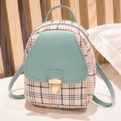 Kawaii Korea Style Mini Plaid Shoulder Bag -Kawaiitherapy Shop 52324 v9h3lx