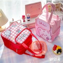 Kawaii Japanese Style Picnic Lunch Bag – Limited Edition -Kawaiitherapy Shop 52480 kipv9l