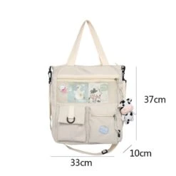 Kawaii Korea Style Multipocket Shoulder Bag -Kawaiitherapy Shop 53020 6973vc