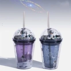 Kawaii Space Astronaut Sequin Bottle – Limited Edition