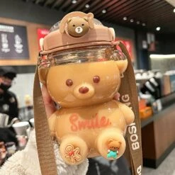 Kawaii Therapy Bear Straw Bottle (1000ml) – Limited Edition -Kawaiitherapy Shop 53720 gzro5p