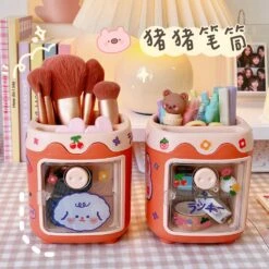 Kawaii Mini Piggy Desk Organizer – Limited Edition -Kawaiitherapy Shop 54628 88ztda