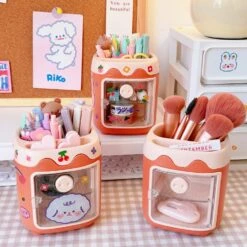 Kawaii Mini Piggy Desk Organizer – Limited Edition -Kawaiitherapy Shop 54628 h0k6s2