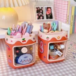 Kawaii Mini Piggy Desk Organizer – Limited Edition
