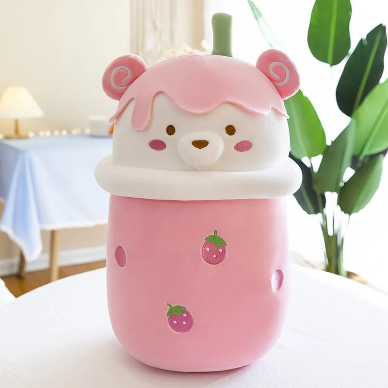 Kawaii Bubble Tea Bear Plush XL – Limited Edition 3 Kawaii Bubble Tea Bear Plush XL – Limited Edition - Image 3