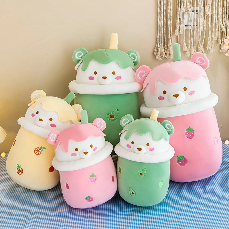 Kawaii Bubble Tea Bear Plush XL – Limited Edition 5 Kawaii Bubble Tea Bear Plush XL – Limited Edition - Image 5