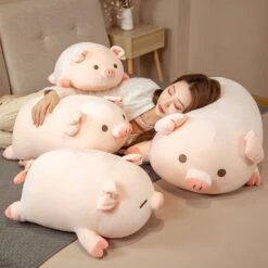 Kawaii Therapy Chubby Pig Plush XL
