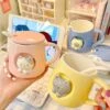 Kawaii Pastel Cat Ceramic Cup – Limited Edition