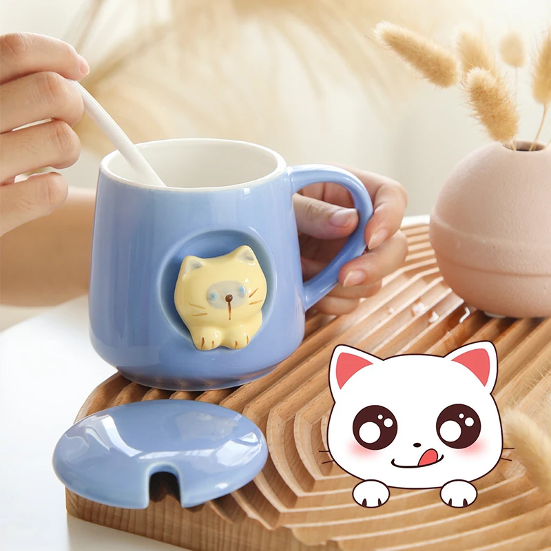 Kawaii Pastel Cat Ceramic Cup – Limited Edition 6 Kawaii Pastel Cat Ceramic Cup – Limited Edition - Image 6
