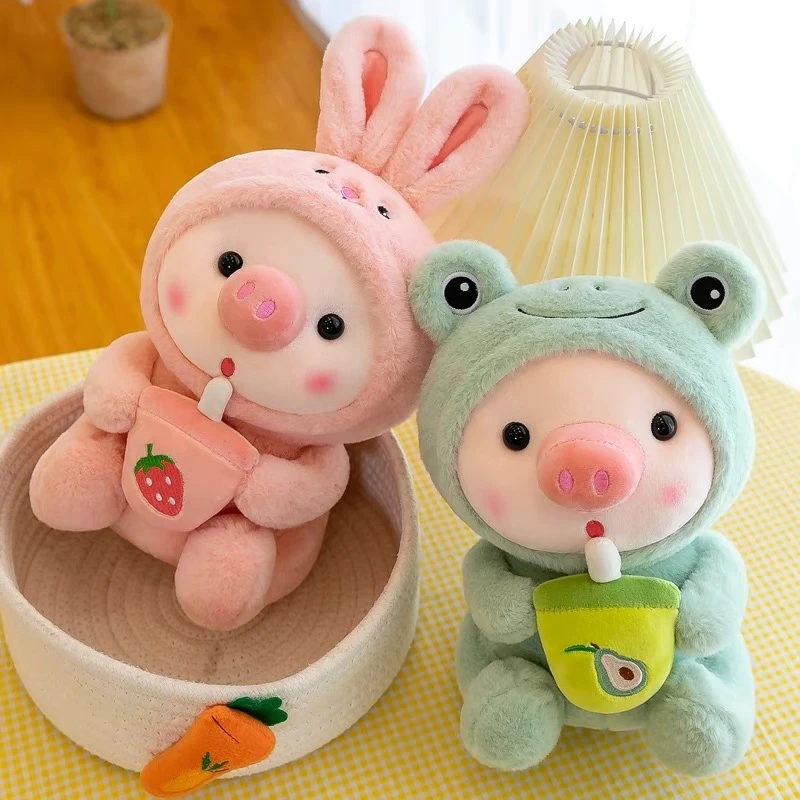 Kawaii Bubble Tea Dress Up Animal Plush – Limited Edition 3 Kawaii Bubble Tea Dress Up Animal Plush – Limited Edition - Image 3