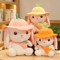 Kawaii Therapy Bunny Fruit Plush XL – Limited Edition