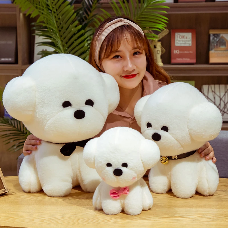 Super Cute Bichon Frise Plush (35cm) – Limited Edition 2 Super Cute Bichon Frise Plush (35cm) – Limited Edition - Image 2