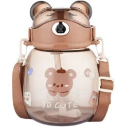 Kawaii Jumbo Bear Straw Bottle (1300ml) – Limited Edition -Kawaiitherapy Shop 55903 wbbvtv