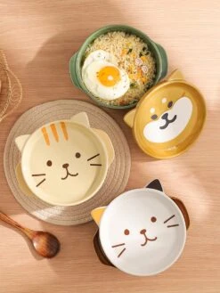 Kawaii Japanese Style Ceramic Cat Bowl – Special Edition -Kawaiitherapy Shop 55925 kvk1dv