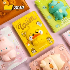 Kawaii 3D Cute Animals Squishy Notebook – Limited Edition -Kawaiitherapy Shop 56124 rz2jyb
