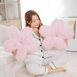Kawaii Cherry Blossom Sakura Pillow -Kawaiitherapy Shop 56501 nxojxa
