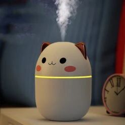 Kawaii Cat Lamp USB Air Humidifier – Limited Edition
