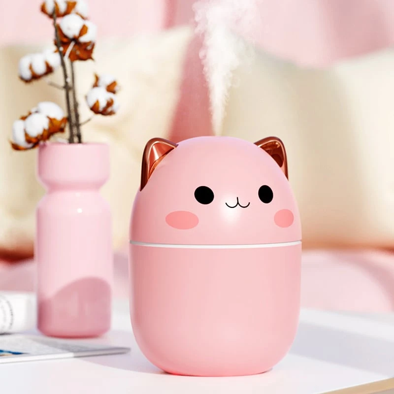 Kawaii Cat Lamp USB Air Humidifier – Limited Edition 5 Kawaii Cat Lamp USB Air Humidifier – Limited Edition - Image 5