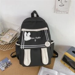 Kawaii Bunny Rabbit Harajuku Backpack – Limited Edition -Kawaiitherapy Shop 56869 cuwygx