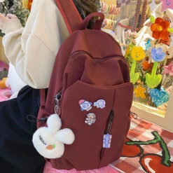 Kawaii Nylon Harajuku Pastel Backpack – Limited Edition -Kawaiitherapy Shop 56888 uatmpo