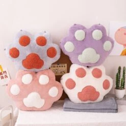 Kawaii Therapy Cat Paw Cushion Pillow